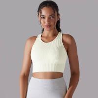 Sujetador deportivo para mujer, ropa interior, hilo sexy, informal, a rayas, sin costuras, top para gimnasio - details 9