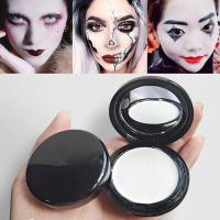 Crema de base de maquillaje blanca, 15g, corrector blanco para Cosplay, crema facial para fiesta, polvo de larga duración C8X2 - details 0