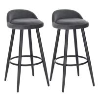 Taburete de Terciopelo Silla de Barra de Cocina con Resalto Mueble de Barra de Alta Comodidad - details 14