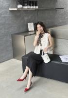 Nuevo tacón fino puntiagudo temperamento de tacón alto moda francesa fina sexy hermosa bolsa sandalias de cabeza zapatos de mujer - details 20