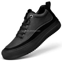 Nueva marca de alta calidad para hombres famosos que caminan con plataforma con cordones de cuero genuino, moda informal, zapatos deportivos italianos a bajo precio - details 8
