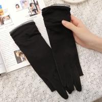 Guantes de protección solar Anti-UV para mujer, guantes finos y transpirables para montar a caballo, guantes para conducir con pantalla táctil alargada para verano al aire libre - details 30