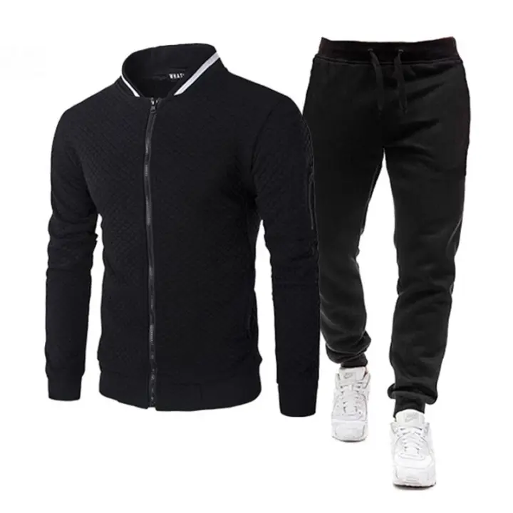 Sudaderas con capucha para hombre y pantalones para hombre, chándal informal para hombre, ropa deportiva para otoño e invierno, traje para hombre, conjuntos de ocio para hombre - 1