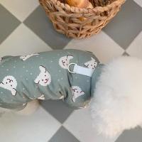 Chaqueta cálida de invierno para perros, ropa para perros, abrigo con estampado de cachorros, Chihuahua, Bulldog Francés, Bichon, cuatro patas, ropa para mascotas - details 7