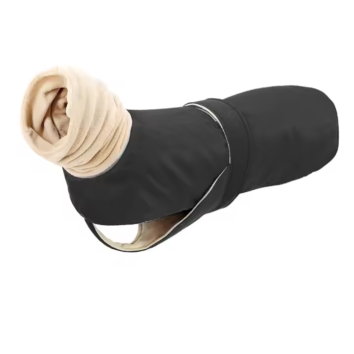Ropa Térmica Para Perros Invierno Impermeable Chaqueta Gruesa Para Medianos Y Grandes Cachorros Rojo Negro Con Agujero Para Correa Greyhound - 1
