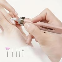 Pulidor de uñas portátil, Herramienta de pulido tipo bolígrafo para uñas lisas y brillantes, 1 unidad - details 0