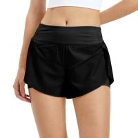 Pantalones cortos deportivos transpirables de secado rápido para mujer para gimnasio y fitness - details 3