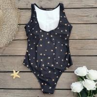 Traje de Baño de Una Pieza Impreso 2024 Talla Grande Push Up Estilo Vintage de Flor - details 55