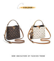 FOXER-Bolso cruzado de cuero sintético para mujer, bandolera con estampado de cubo - details 19