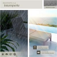 Taburete de Jardín Exterior de Ratán y Acero Tumbona de Piscina con Resaldo Ajustable en 6 Posiciones Tumbona de Playa Estable y Resistente a Intemperie Limpieza Fácil - details 15