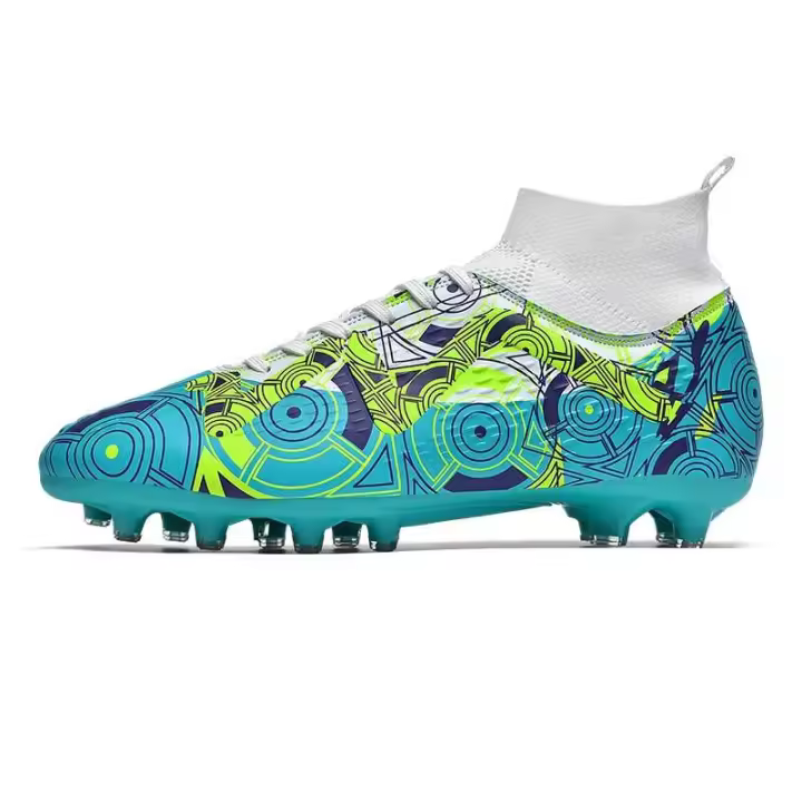 Botas de fútbol cruzadas juveniles cómodas para hombres de alta calidad con suela de tachuelas para uso deportivo - 1