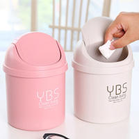 Cestas de basura con tapa para escritorio, contenedor de basura ligero para cocina, baño y dormitorio - details 7