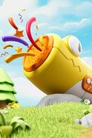 Lindos animales de concha, juguetes vocales para niños, cuerno que puede silbar y cuerno, juguete educativo de entrenamiento muscular Oral para bebés, regalos para niños - details 2