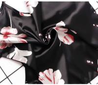 Ropa interior de mujer, ropa de dormir de seda satinada, chaleco, pantalones cortos, conjunto de dos piezas de verano, ropa de dormir para mujer - details 19