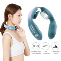 Masajeador Eléctrico EMS para Cuello y Cervicales - Microcorriente, Vibración, Amasamiento, Terapia Física, Compresa Caliente - details 0