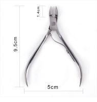 Pinza profesional para cutículas de uñas, alicates plateados, producto para eliminar la piel muerta, herramienta de manicura artística - details 2