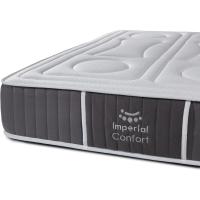 Colchón Visco Grafeno espuma con tratamiento BAYSCENT Neutralizador, Transpirable y doble cara (invierno/verano), Blanco - Gris, Grosor 30 cm - 150x190 - details 2