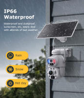 Cámara Solar de Pantalla Doble SHIWOJIA Zoom 36X Seguridad al Aire Libre Follow de Humano PIR - details 15