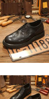 Zapatos de cuero genuino de alta gama con cabeza de vaca pura de piel de vaca casual transpirable de suela blanda - details 12