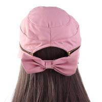 Sombrero con visera plegable de Color sólido con lazo, tapa vacía para mujer, gorra de ciclismo para mujer, sombrero de pescador, sombrero para el sol extraíble, sombrero de cubo - details 20