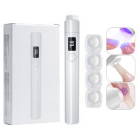 Mini secador de uñas LED UV para manicura, lámpara de pie portátil, luz ultravioleta profesional para secado de uñas - details 10