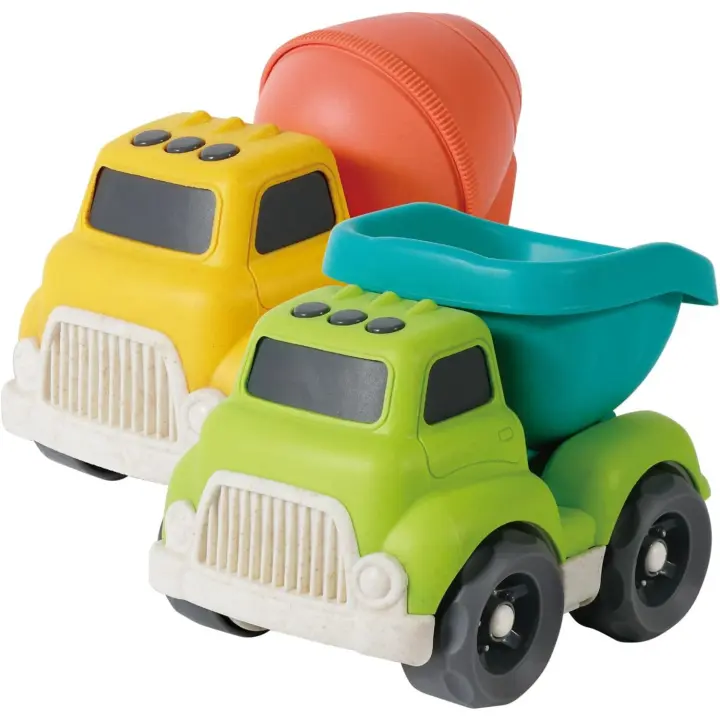 Dump Truck Toys for Toddlers, Sustainable Bio-Plastic Truck Children's Car Toy for 3 Years Old Indoor & Outdoor Sand Pit Sand - 1