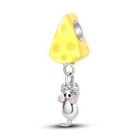 Cuentas de Ratón Comestible de Plata Esterlina 925 Cuentas de Zirconia Cúbica para Hacer Joyería - details 0