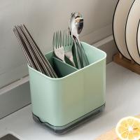 Escurridor de cuchara, cubo, palillos, cesta de tubo, soporte de almacenamiento de vajilla, estante organizador de cocina, caja de drenaje para palillos, estante para cubiertos - details 8