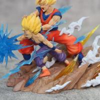 Figura de Son Goku, Kamehameha, Kakarotto Cell, Super Saiyan, modelo de decoración, estatua, muñeca, reg - details 18