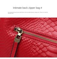 Bolso De Cuero Suave Y Genuino para Mujer, bolsa De Cuero con borde, diseñador, H - details 19