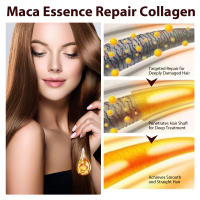 Mascarilla de colágeno y queratina para el cabello, crema hidratante para Control de aceite, suave y liso, reparación dañada, revitaliza la crema correctora de proteínas - details 9