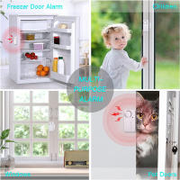 Alarma de refrigerador con Sensor de puerta antirrobo, alarma de ventana de espacio magnético abierto y cerrado, Detector inalámbrico - details 1
