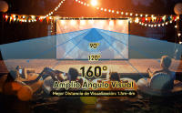 Proyector de Pantalla Plegable Portátil de 120 Pulgadas Pantalla de Proyección de Doble Cara para Patio, Hogar y Teatro Exterior 16:9 HD - details 4