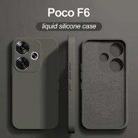 Funda de silicona líquida para móvil, carcasa suave a prueba de golpes para Xiaomi Poco F6, F6 Pro, F6Pro, 5G - details 1