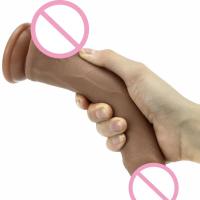 Leten-glande expuesto de silicona que imita es con ventosas, consoladores realistas, estimuladores de masaje Anal y vaginal, masturbador, Juguetes sexuales para adultos - details 13