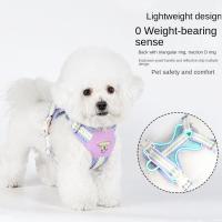 Conjunto de correa y arnés para perro transpirable, Collar reflectante Quicklace para mascotas, cuerda suave y ajustable, chaleco con correa para el pecho para perros pequeños - details 4