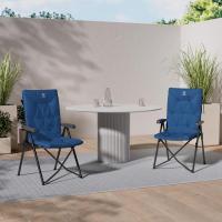 Silla de Camping Plegable Capacidad de 150 kg Respaldo Alto tamaño pequeño Plegable Silla de jardín Acolchada de Lujo con 4 Posiciones, Silla de Pesca Ajustable para balcón - details 18