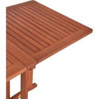Plegable de Madera de eucalipto, Rectangular, 120 x 70 cm, aceitada Comedor de Madera - details 3