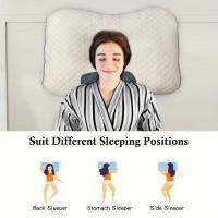 Almohada Cervical para Dormir, Almohada Suave y Cómoda con Partición para Ayudar a Dormir y Proteger el Cuello - details 2