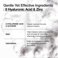 ANUA Limpiador espumoso suave hidratante, ácido hialurónico, glicerina, zinc, pantenol, lavado facial para piel seca, para doble limpieza, - details 3