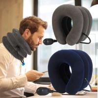 Almohada de tracción Cervical para masaje, protección de relajación del cuello, ajustable y desmontable, de tres capas - details 3
