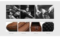 Mocasines Retro Hechos a Mano Zapatos Cómodos y Transpirables para Hombres - details 4