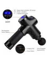 Pistola de Masaje Fascial Masajeador Eléctrico de Percusión para Cuerpo, Cuello, Espalda, Tejido Profundo, Relajación Muscular, Alivio del Dolor, Fitness - details 3