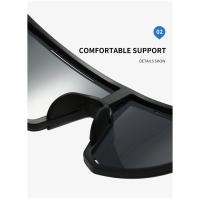 Nuevas gafas de ciclismo a prueba de viento para hombres y mujeres, gafas de sol polarizadas deportivas geniales para exteriores, gafas de sol con montura grande. - details 2