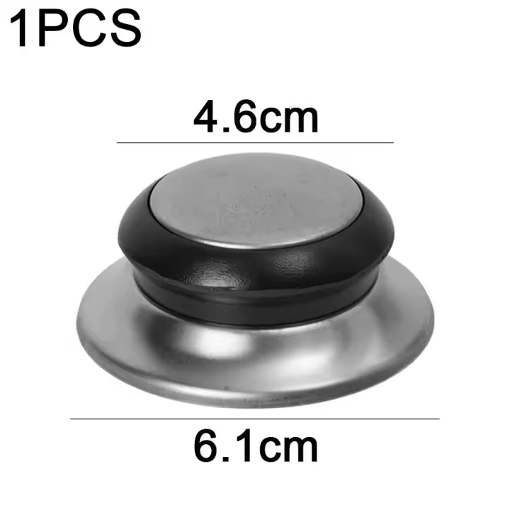 Utensilios de cocina de 1/2/4 piezas, tapas para ollas, accesorios de cocina, tapas universales de vidrio para sartenes, mango de repuesto - 1