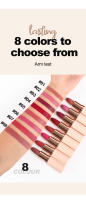 Handaiyan8 Color Mate Lápiz Labial Impermeable Antiadherente Taza Fácil Terciopelo Lápiz Labial Maquillaje Lápiz Labial - details 7