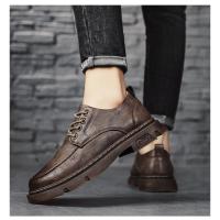Vintage Hombres Zapatos de cuero de negocios Casual Jóvenes Zapatos de moda - details 8