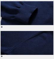 Chaqueta de hombre, suéter, cárdigan de algodón con cuello en V, suéter de punto fino para hombre - details 11