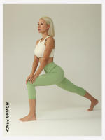 Pantalones Capri de melocotón móvil, pantalón de Yoga de cintura alta, suave, Fitness, recortado con bolsillo, ACT - details 13