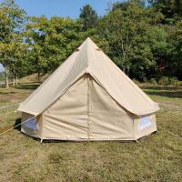Carpa grande 300D de 4 metros Oxford, impermeable, con protección solar, para camping, tipo yurta, especial para exteriores, duradera y transpirable - details 0